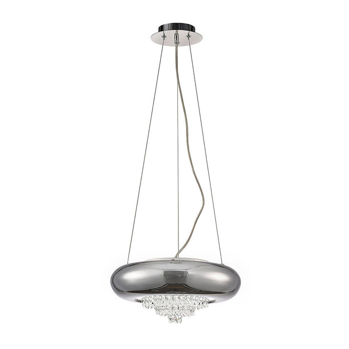 Diyas Phyllis Large Pendant 3 Light G9 Polished Chrome/Crystal • IL31563