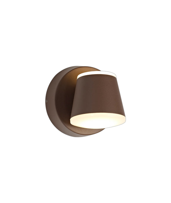 Regal Lighting SL-2070 2 Light Outdoor LED Wall Light Dark Brown IP54