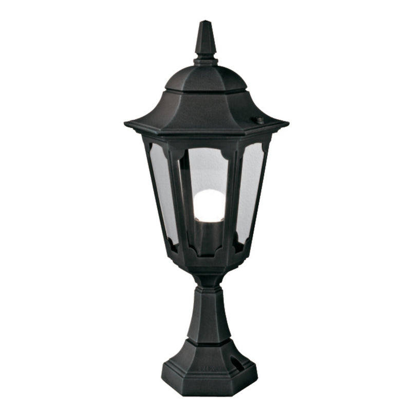 black outdoor wall light