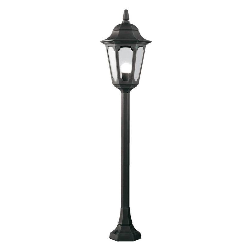 black outdoor wall light