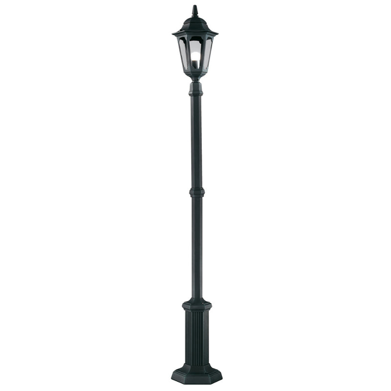 black outdoor wall light