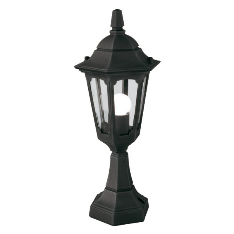 black outdoor wall light
