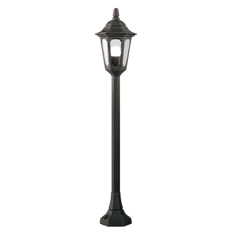 black outdoor wall light