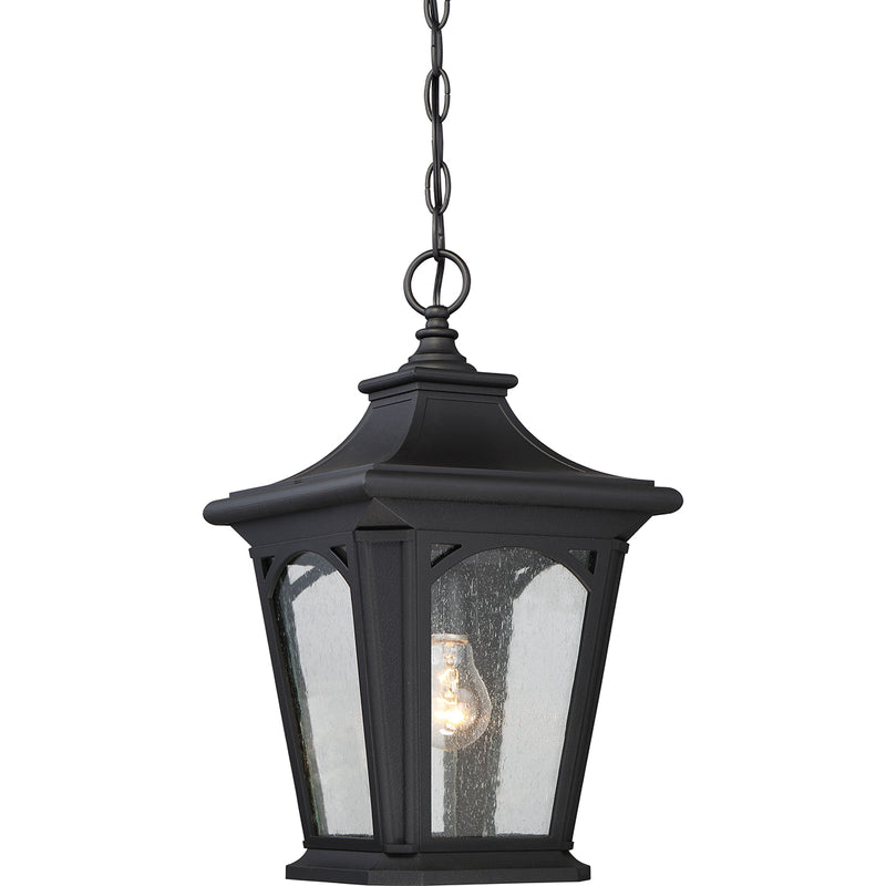 black outdoor wall light