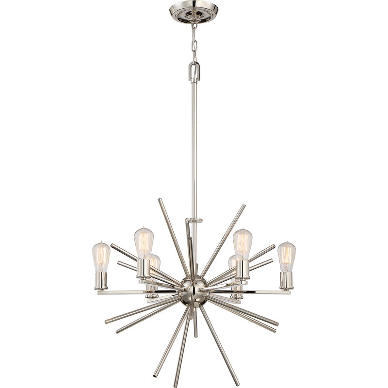 silver hanging ceiling light