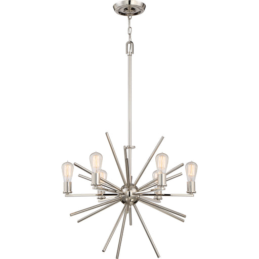 silver hanging ceiling light