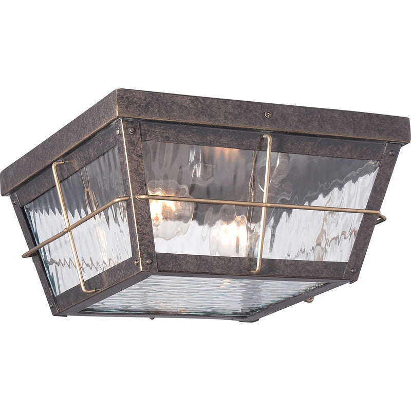 bronze flush porch light