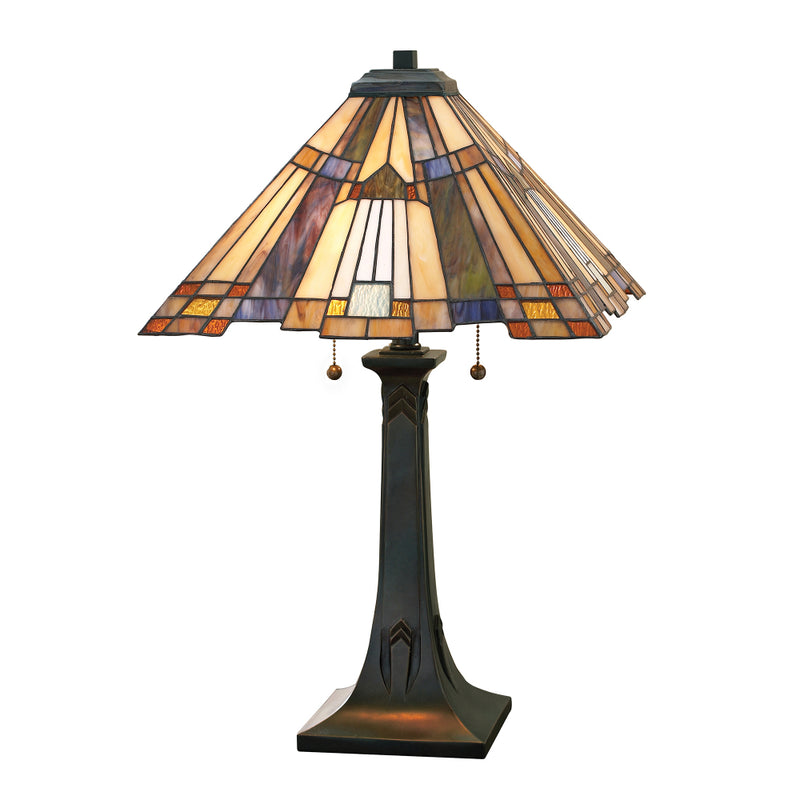 Inglenook 2 Light Valiant Bronze Table Lamp