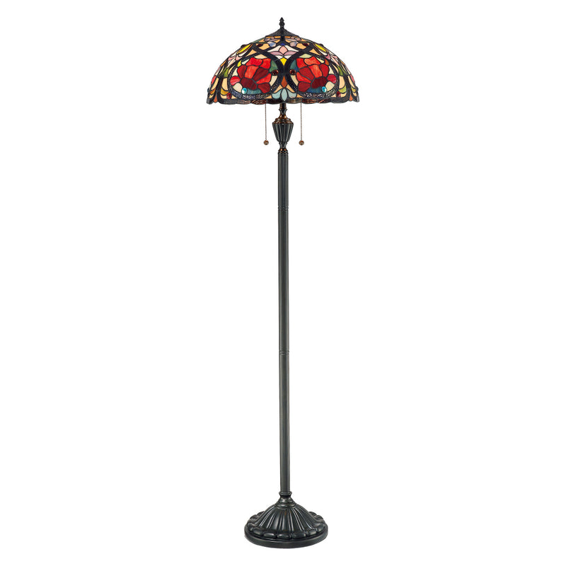 Elstead Lighting QZ/LARISSA/TL Larissa 2 Light Vintage Bronze Table Lamp