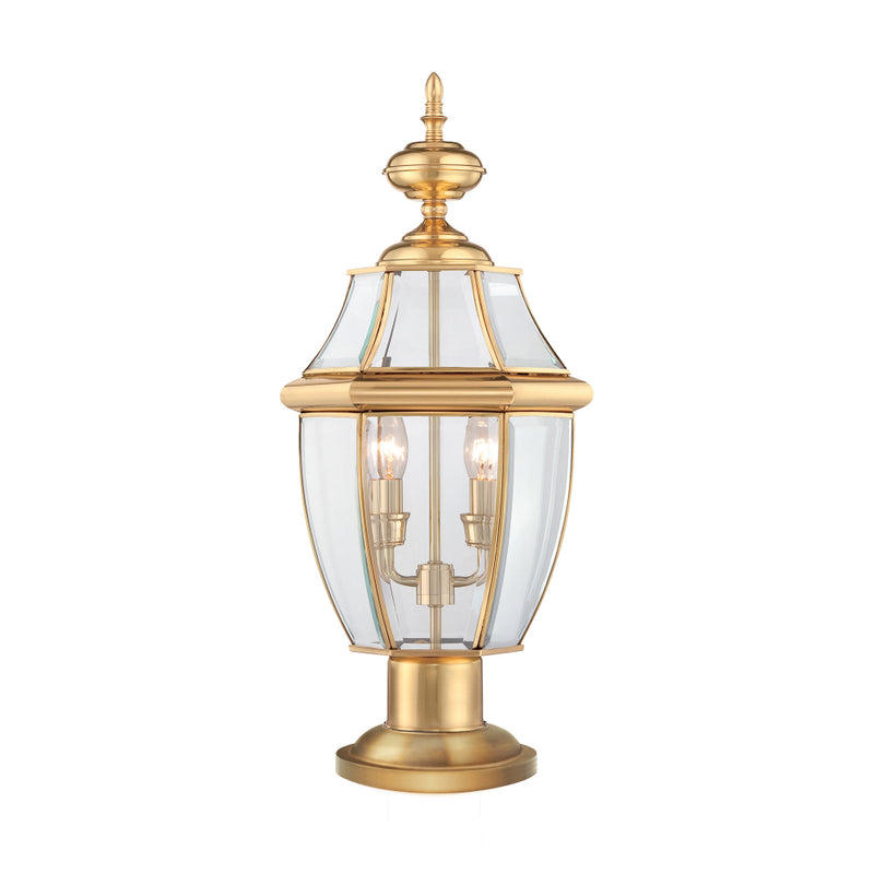 brass outdoor wall light