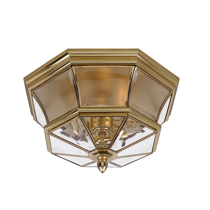 brass outdoor wall light