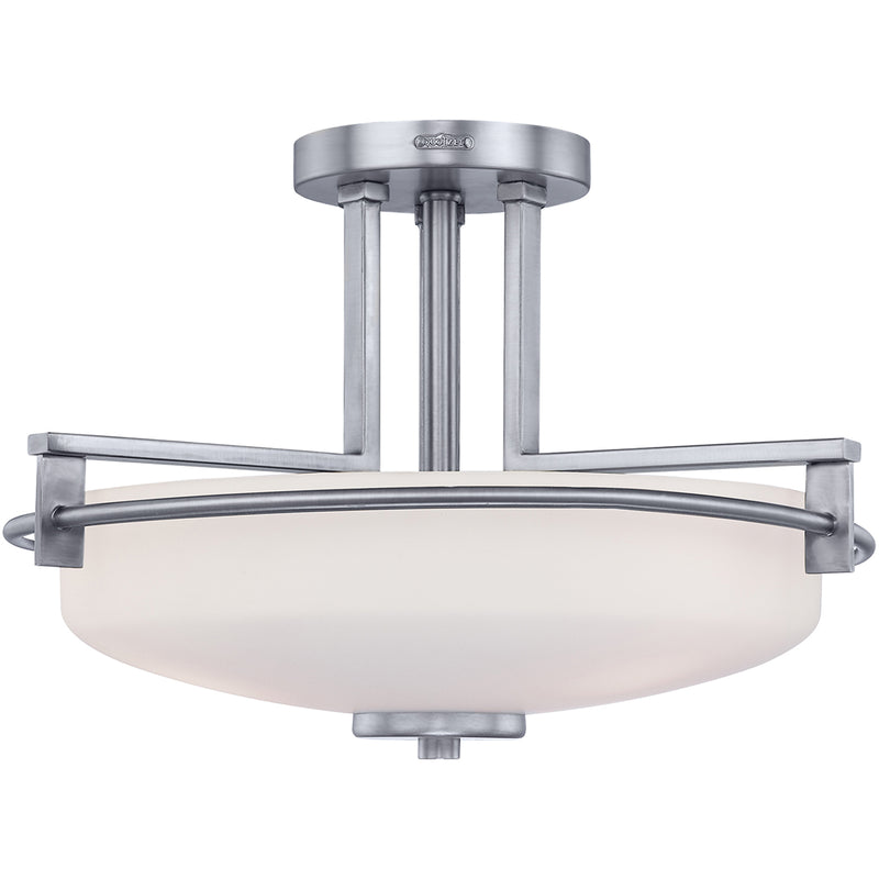 polished chrome ceiling light