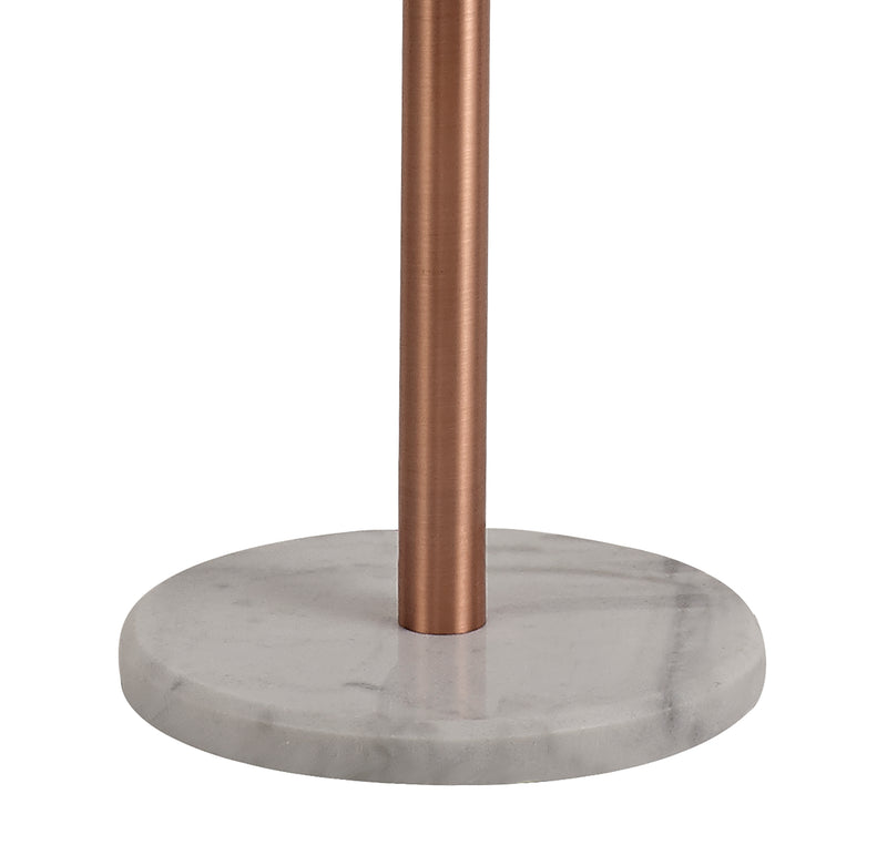 Regal Lighting SL-1794 8 Light Floor Lamp Antique Copper With Opal And Copper Glass