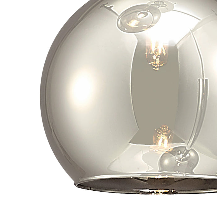 Deco Regina Pendant 3 Light G9 Polished Chrome/Smoke Glass • D0102