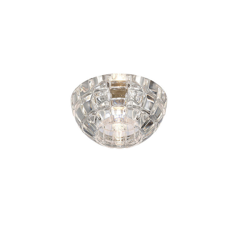 Diyas Ria G9 Dome Downlight 1 Light Polished Chrome/Crystal, Cut Out: 60mm • IL31840CH