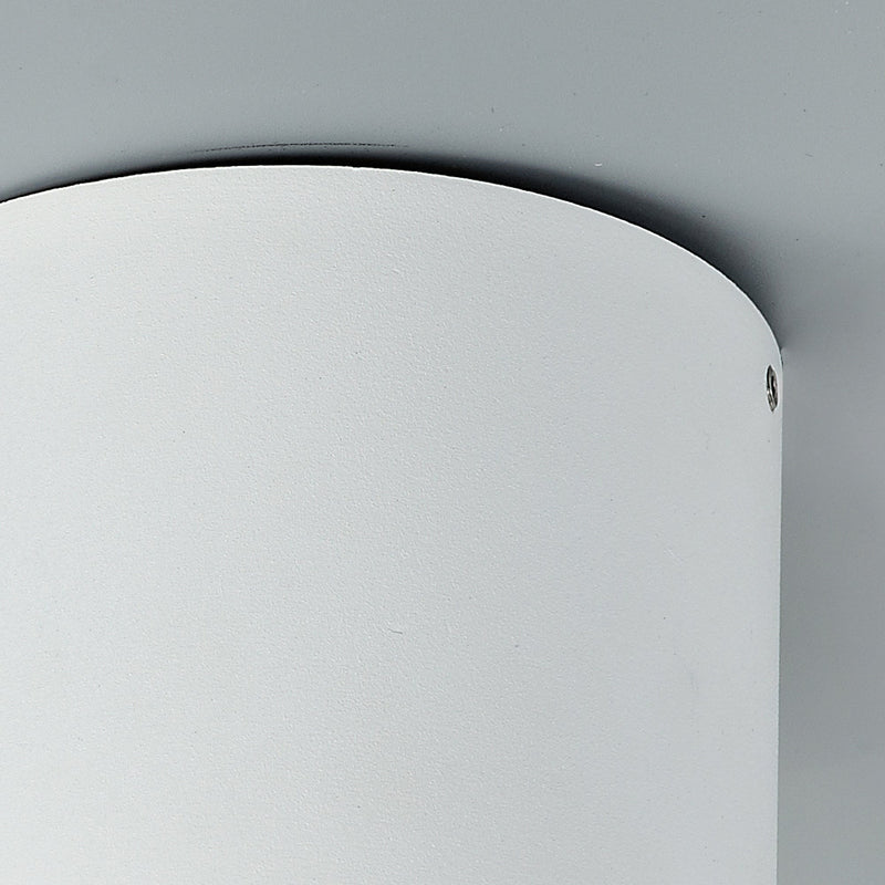 Deco Rico Adjustable Cylinder Spotlight, 1 Light GU10, Sand White • D0477