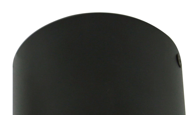 Deco Rico Adjustable Cylinder Spotlight, 1 Light GU10, Sand Black • D0478