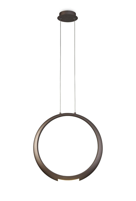 Mantra M6171 Ring Pendant 50cm Round, 23W LED, 3000K, 1600lm, Bronze, 5yrs Warranty • M6171