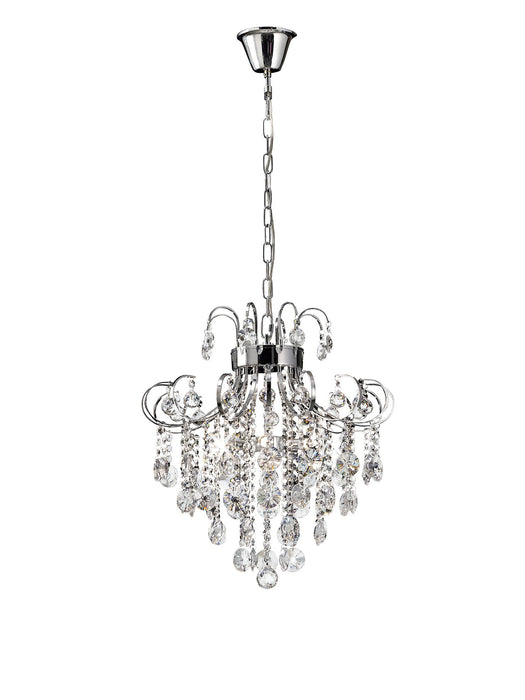 Diyas Rosina Pendant 6 Light G9 Polished Chrome/Crystal • IL31055