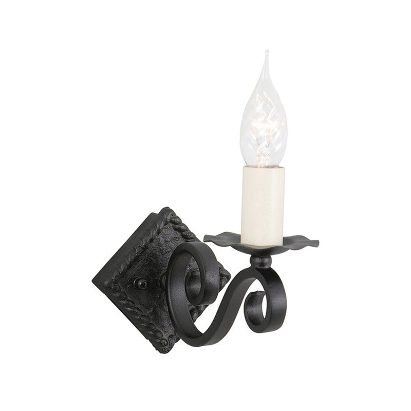 Elstead Lighting RY1A Rectory Single Light Wall Light Black Finish