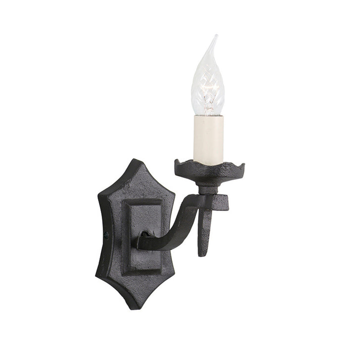 Elstead Lighting RY1B Rectory Single Light Wall Light Black Finish