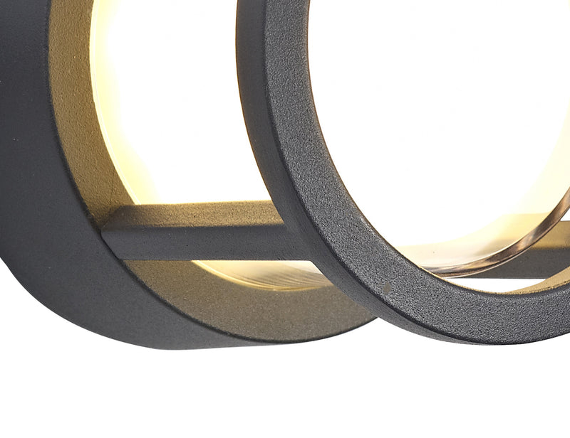 Regal Lighting SL-2089 1 Light Outdoor LED Wall Light Anthracite IP54