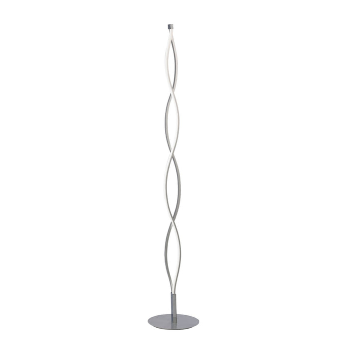 Mantra M4861 Sahara Floor Lamp 21W LED 3000K, 1470lm, Silver/Frosted Acrylic/Polished Chrome, 3yrs Warranty • M4861