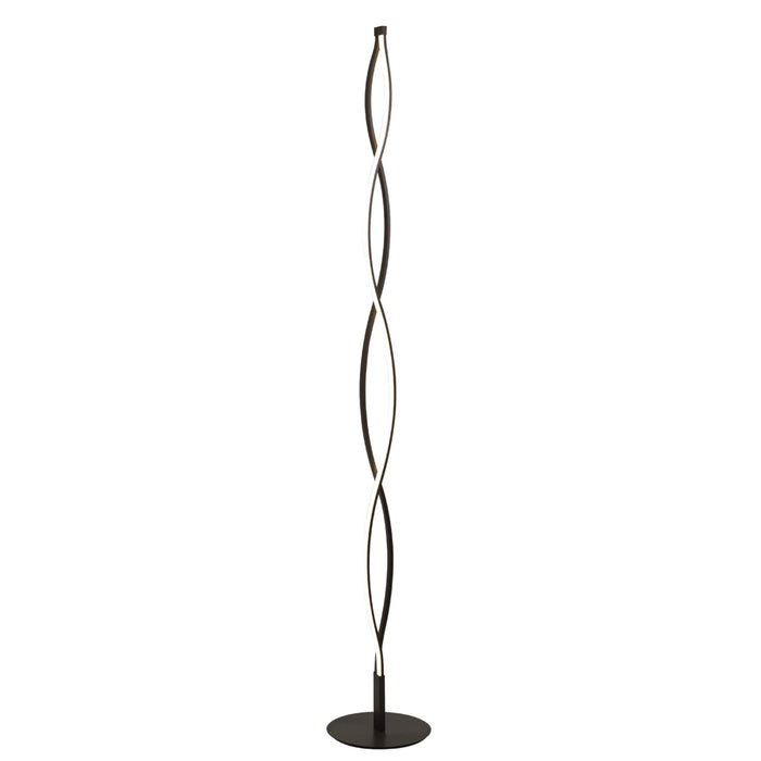 Mantra M5802 Sahara XL Floor Lamp 28W LED 2800K, 2200lm, Dimmable Frosted Acrylic/Brown Oxide, 3yrs Warranty • M5802
