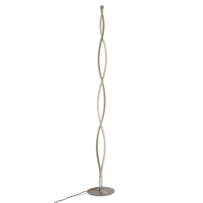 Mantra M4866 Sahara XL Floor Lamp 28W LED 3000K, 2200lm, Dimmable Silver/Frosted Acrylic/Polished Chrome, 3yrs Warranty • M4866