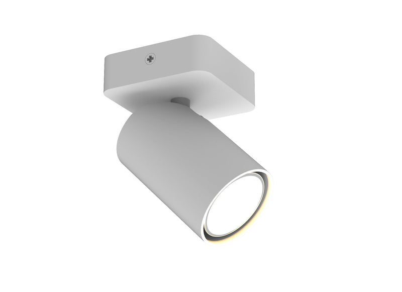 Mantra Fusion M6283 Sal 1 Light Spotlight GU10, Matt White • M6283