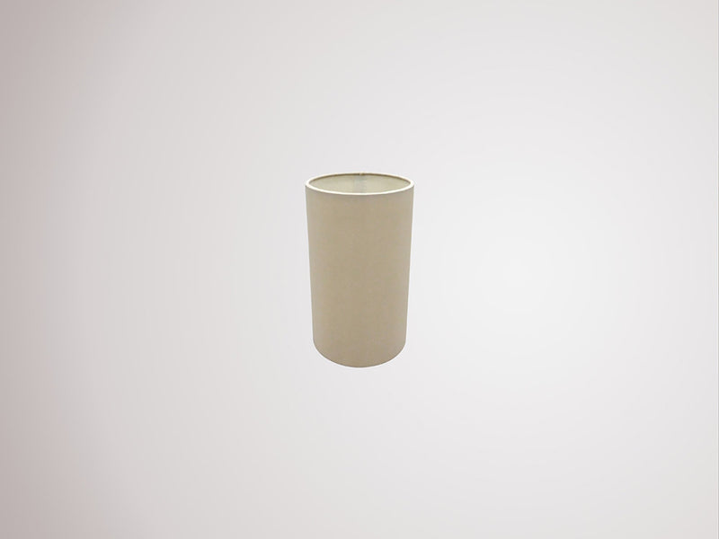 Deco Serena Round Cylinder, 120 x 200mm Dual Faux Silk Fabric Shade, Nude Beige/Moonlight • D0312
