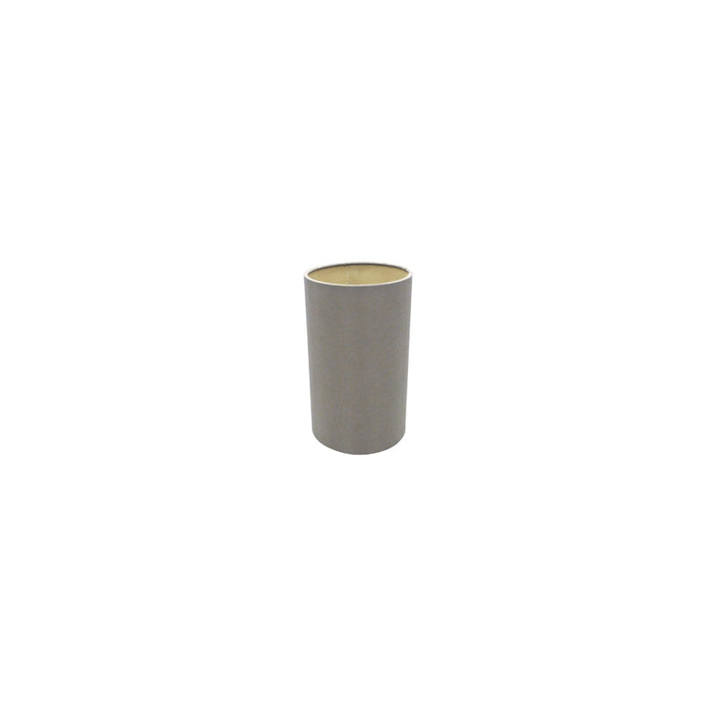 Deco Serena Round Cylinder, 120 x 200mm Dual Faux Silk Fabric Shade, Taupe/Halo Gold • D0315