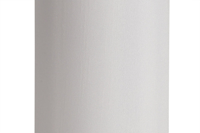 Deco Serena Round Cylinder, 120 x 200mm Faux Silk Fabric Shade, White • D0572