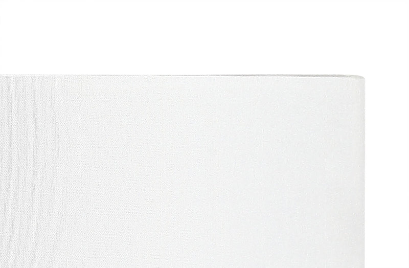Deco Serena Round Cylinder, 450 x 150mm Faux Silk Fabric Shade, White • D0573