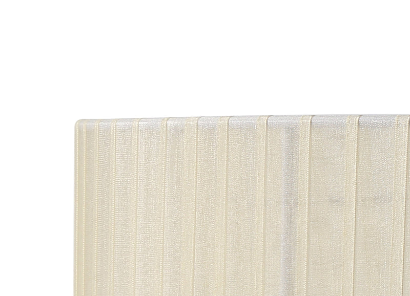 Deco Serena Round Cylinder, 450 x 150mm Organza Shade, Cream • D0606