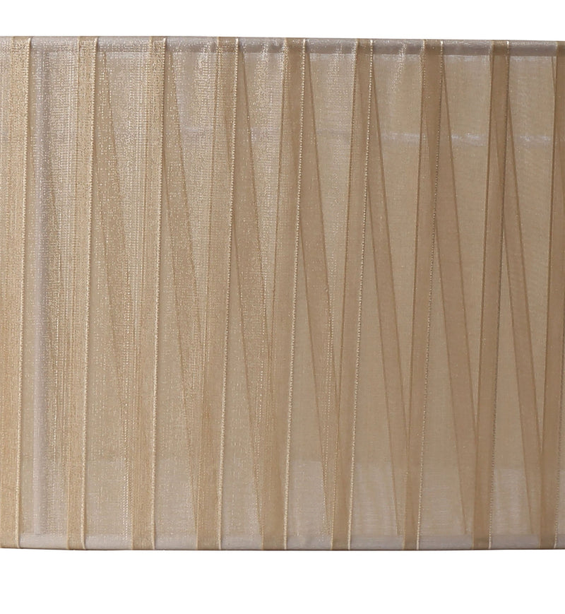 Deco Serena Round Cylinder, 450 x 150mm Organza Shade, Soft Bronze • D0610