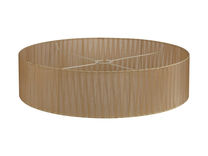 Deco Serena Round Cylinder, 600 x 150mm Organza Shade, Soft Bronze • D0611