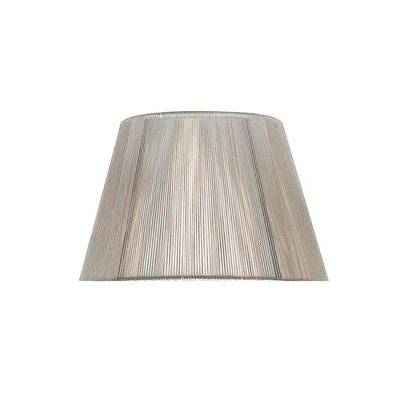 Mantra MS033 Silk String Shade Silver Grey 190/300mm x 195mm • MS033