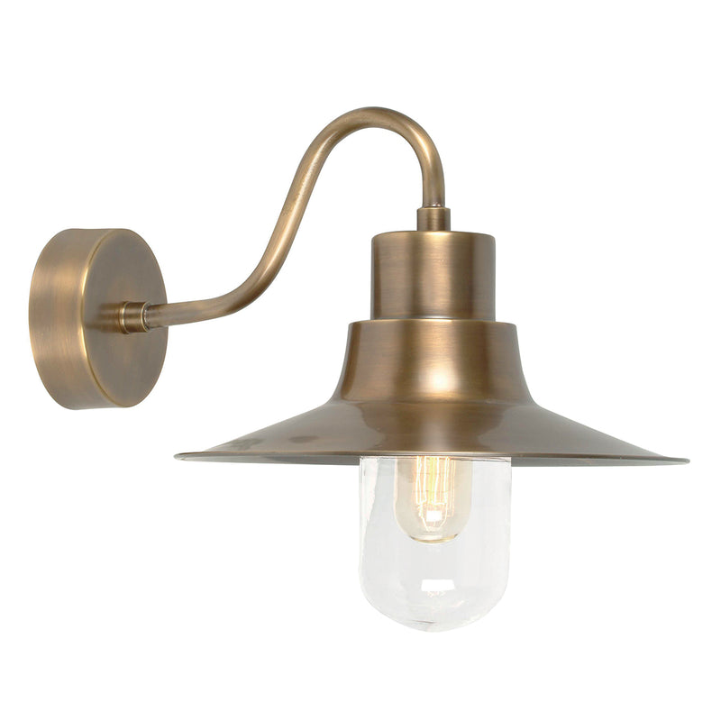 Elstead Lighting SHELDONBR Sheldon Brass Outdoor Wall Light