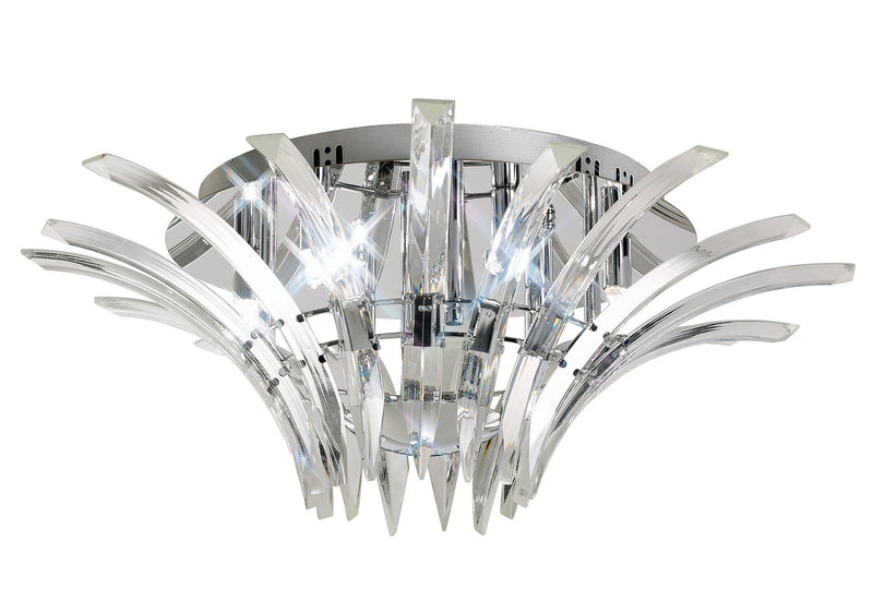 Diyas Sinclair Ceiling 6 Light G9 Polished Chrome • IL50442