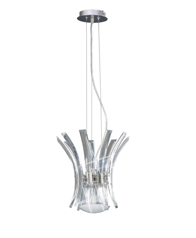 Diyas Sinclair Pendant 4 Light G9 Polished Chrome • IL50444