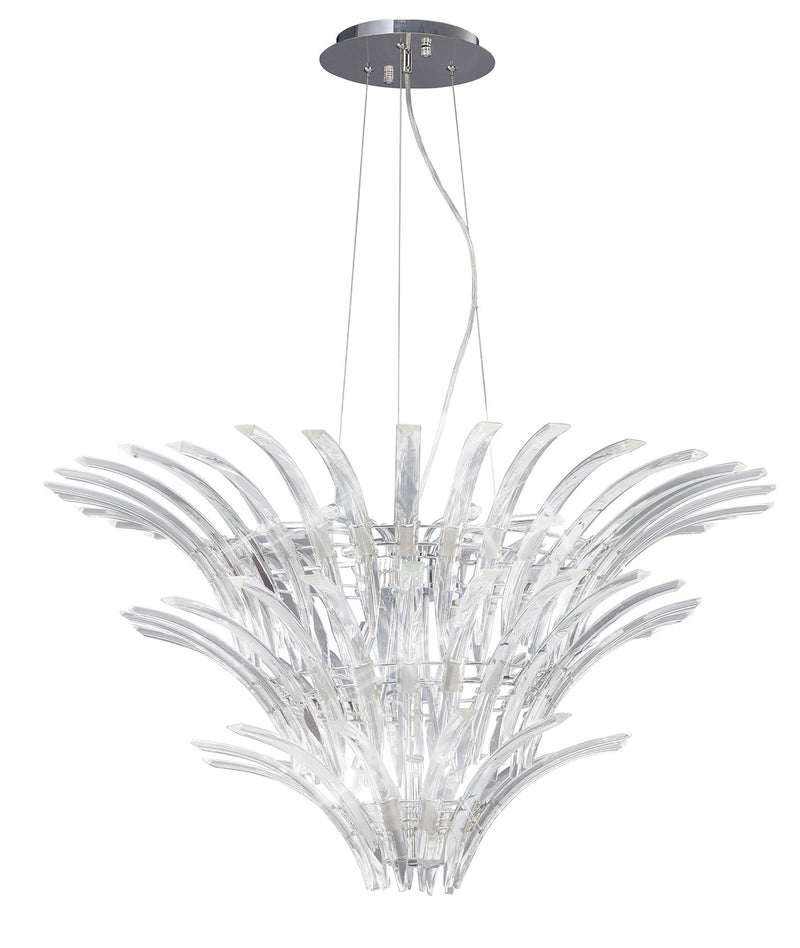 Diyas Sinclair Pendant 12 Light G9 Polished Chrome • IL50445