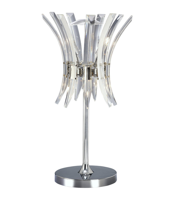 Diyas Sinclair Table Lamp 4 Light G9 Polished Chrome • IL50446