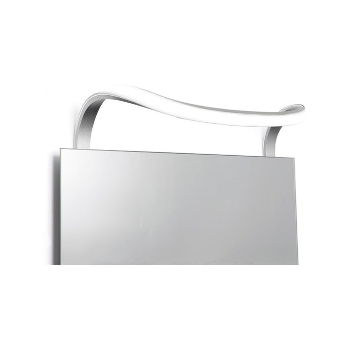 Mantra M5087 Sisley Wall Lamp 12W LED Chrome IP44 4000K, 840lm, Silver/Frosted Acrylic/Polished Chrome, 3yrs Warranty • M5087