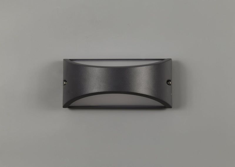 Deco Skelly Wall Lamp, 10W LED, 3000K, IP54, Anthracite, 3yrs Warranty • D0517