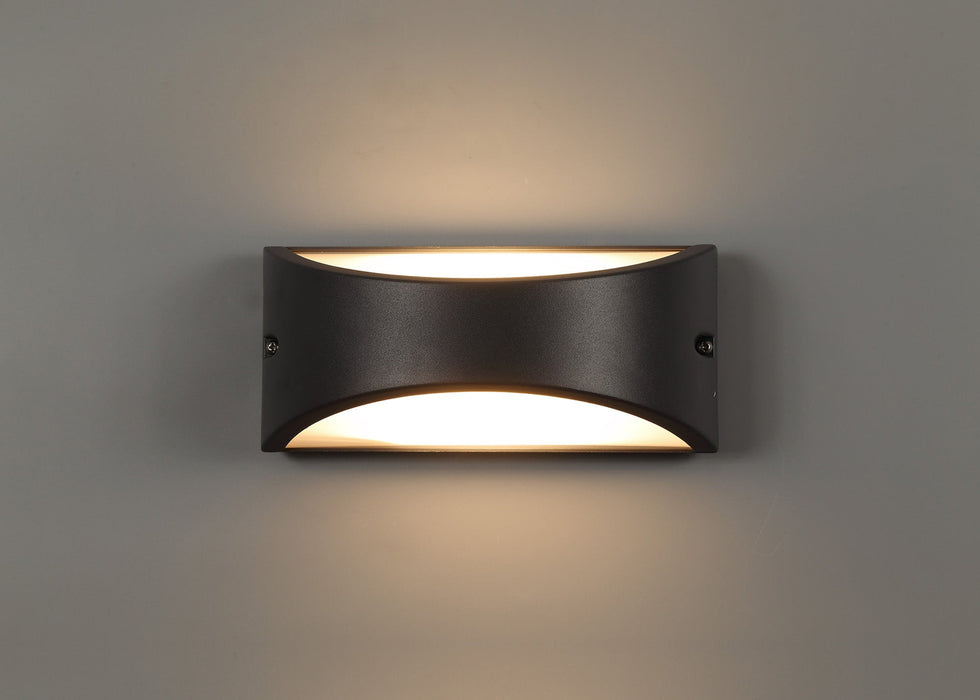 Deco Skelly Wall Lamp, 10W LED, 3000K, IP54, Anthracite, 3yrs Warranty • D0517