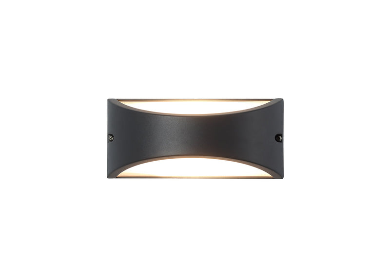 Deco Skelly Wall Lamp, 10W LED, 3000K, IP54, Anthracite, 3yrs Warranty • D0517