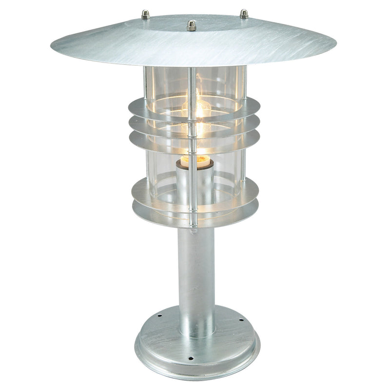 galvanised outdoor wall light