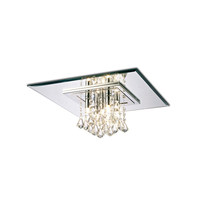 Diyas Starda Ceiling Square 5 Light G9 Polished Chrome/Crystal  • IL31004/G9