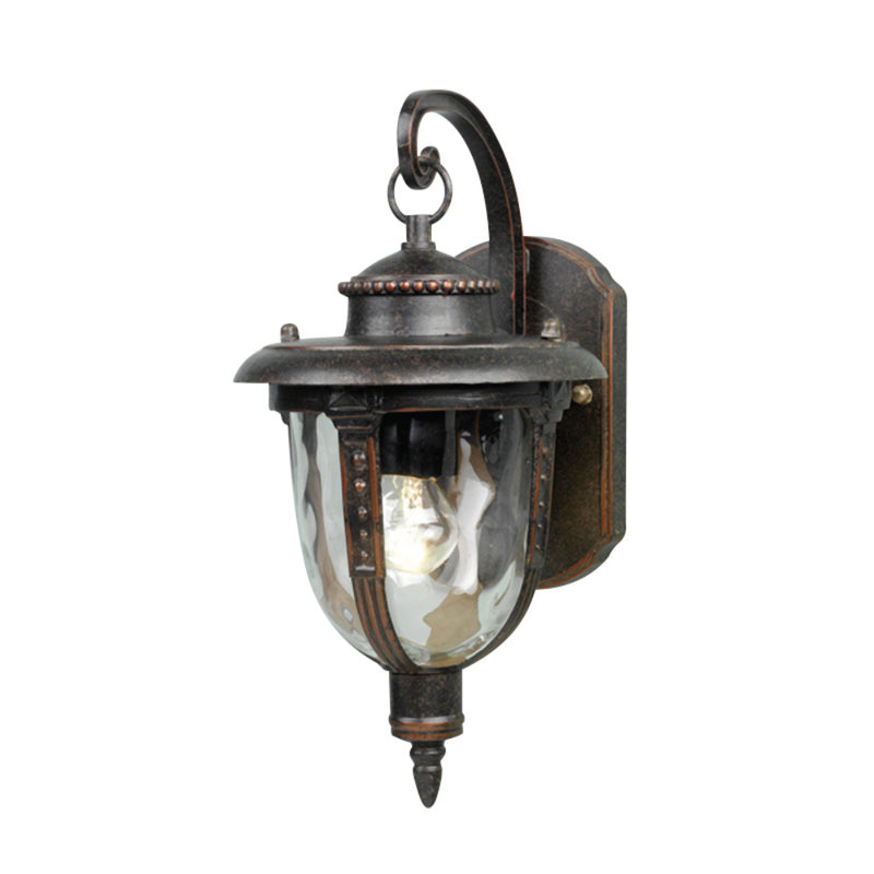 bronze outdoor wall light